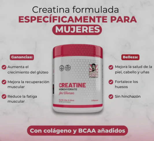 Creatina Monohidratada con Colágeno - Potencia tu Rutina para Resultados más Rápidos