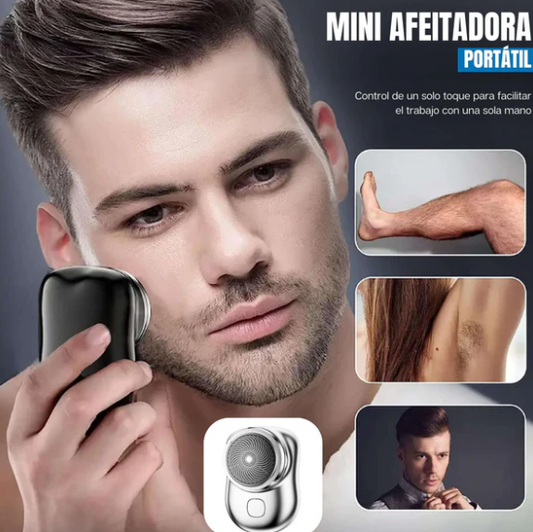 Mini Afeitadora Eléctrica Recargable Portátil Premium