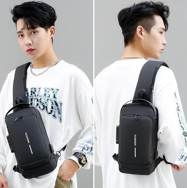 Bolso Anti-Robo Impermeable con Puerto USB