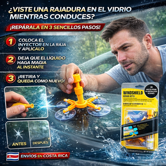 Liquid Glass Pro Kit Reparador de Vidrios