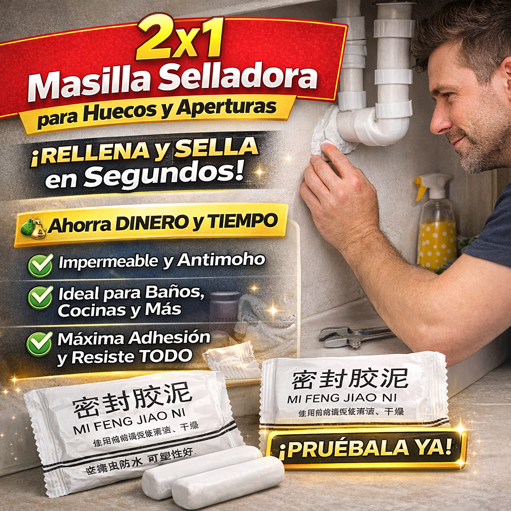 2x1 Masilla Selladora para Huecos y Aperturas