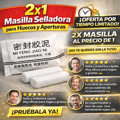 2x1 Masilla Selladora para Huecos y Aperturas