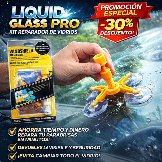 Liquid Glass Pro Kit Reparador de Vidrios