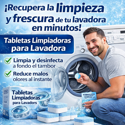 Max Home - Tabletas Limpiadoras de Lavadoras (12 Piezas)